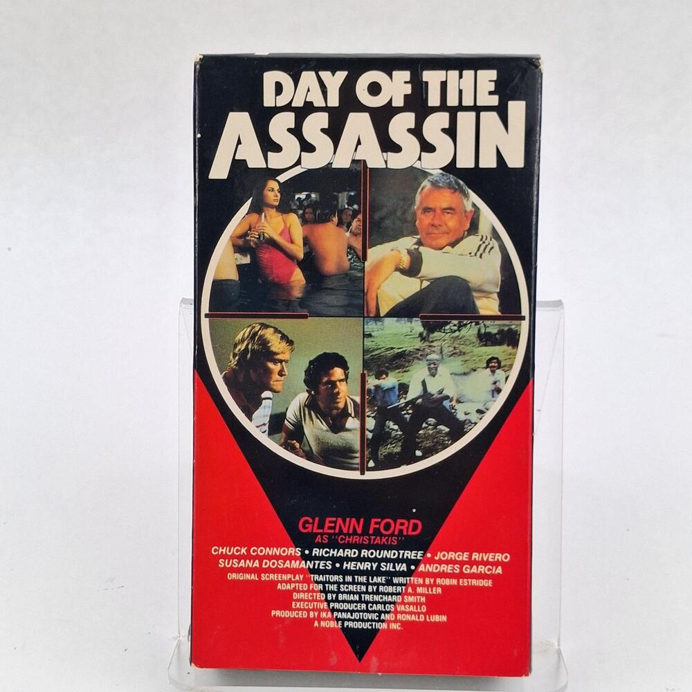 Vintage Day Of The Assassin VHS Glenn Ford Star Classics Action Thriller Movie